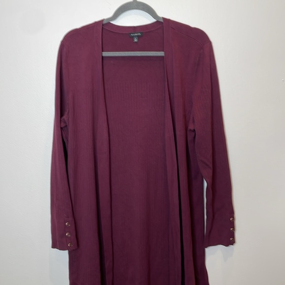 Talbots Duster Open Front Cardigan Size Large - Picture 3 of 8